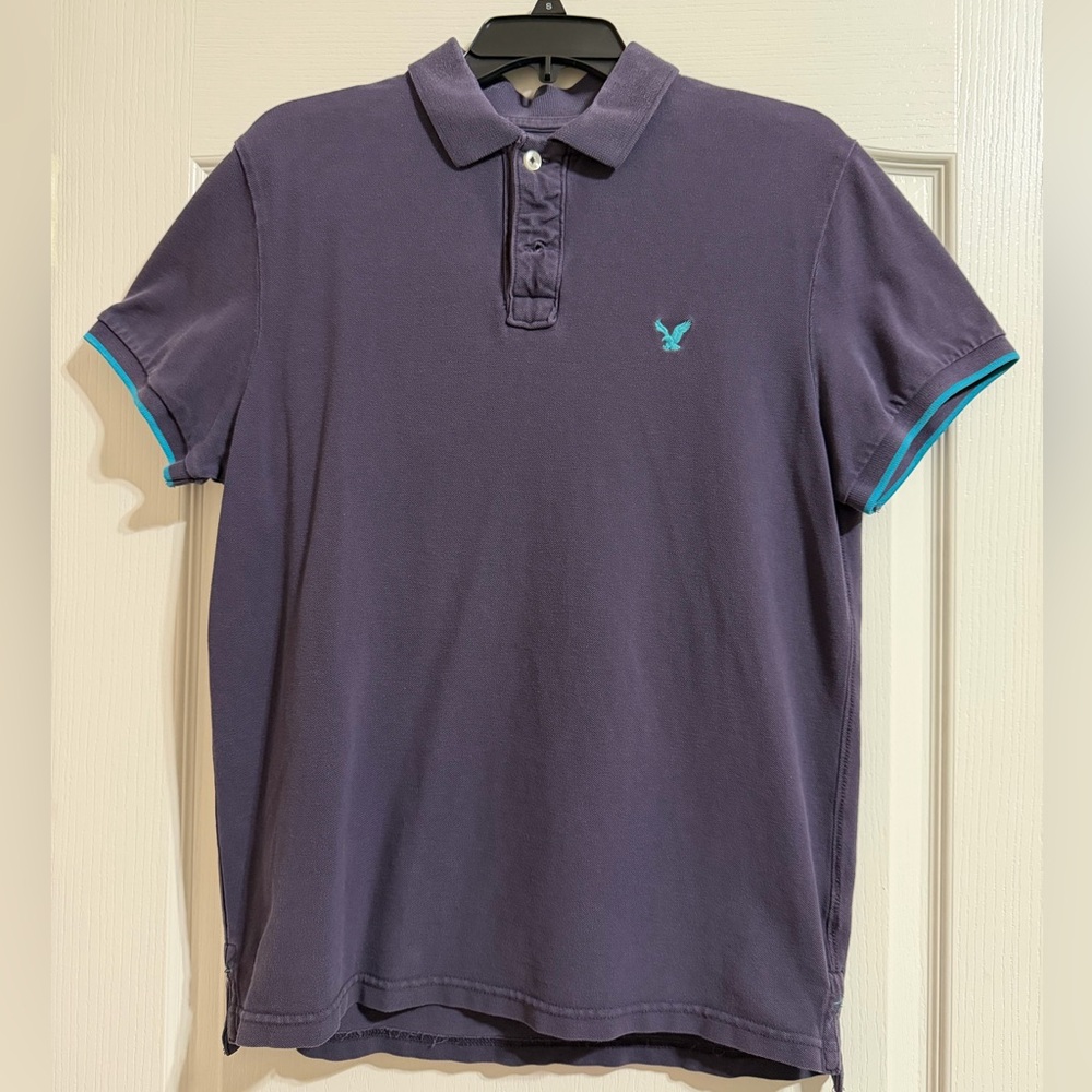 Men’s American Eagle Outfitters Dark Purple Polo Shirt